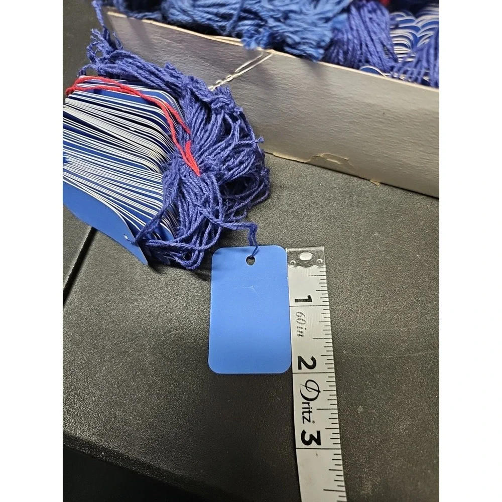 Blank Pre-Strung Merchandise Price Tags Blue Box Of 800